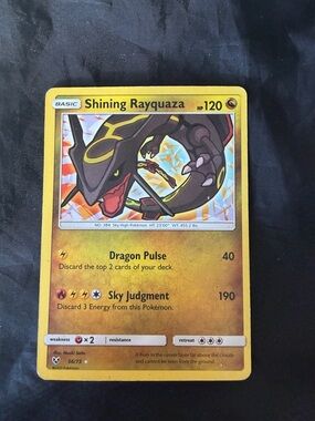POKEMON SHINING LEGENDS SHINING RAYQUAZA #56 HOLO FOIL